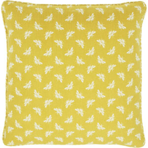 Bee Cushion In Ochre