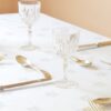 2860TC_W Egyptian Cotton Damask Tablecloth White