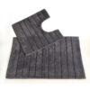 Linear-bath-mat-charcoal-square Allure Bath Mat Set