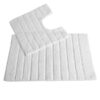 linear white Linear Bath Mat Set