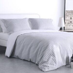 Striped Duvet Cover Set – In 3 Irresistibly Serene Tones