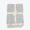 Audley Herringbone 100% Cotton Throw - In 3 Colours