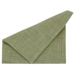Chambray Olive Tablecloth