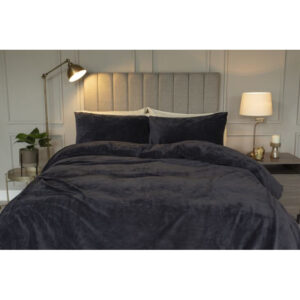 Heat Holders King Duvet Cover Set In Antique Silver