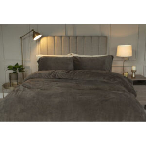 Heat Holders Double Duvet Cover Set In Moon Rock Grey