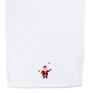 Santa Christmas Embroidered Hand Towel