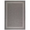 Duo Weave Border Indoor/Outdoor Rug - In Silver or Charcoal