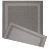 Duo Weave Border Indoor/Outdoor Rug - In Silver or Charcoal