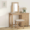 Foxington Oak Dressing Table Set and Mirror