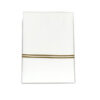 white gold cover unpacked H Monks Exclusive Duvet Cover Set 2 Row Cord White and Gold