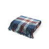 AinsleyTartanBlue-Onwhite Ainsley Faux Cashmere Check Throw