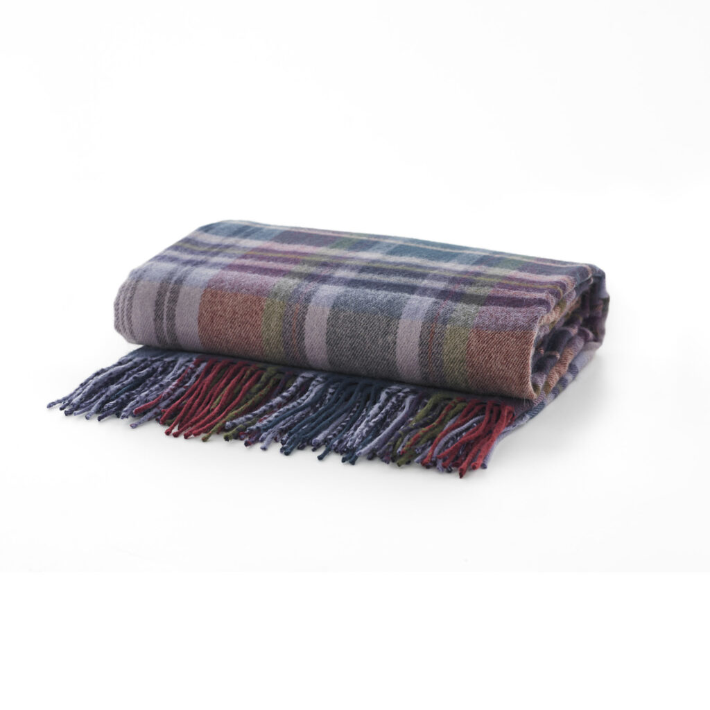 Ashewell Faux Cashmere Check Throw