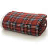 Royal Stewart Sherpa Backed Red Throw