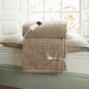 dyngs-CableSherpaTaupe-heated-throw Cable Sherpa Heated Throw Taupe