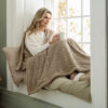 dyngs-CableheatedSherpaMocha-heated-throw Cable Sherpa Heated Throw Taupe