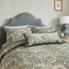 sanderson_national_trust_tilia_lime_soft_teal-close National Trust Tilia Lime Soft Teal Duvet Cover Set