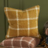 walton-faux-mohair-chequered-cushion-ochre2 Faux Mohair Chequered Cushion