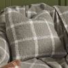 walton-faux-mohair-chequered-cushion-throw-natural Faux Mohair Chequered Cushion - In 3 Colours