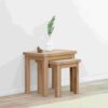 144-19 Foxington Oak Nest of Tables feature r Hampton Nest of Tables