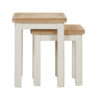Foxington Painted Nest of Tables - Off White