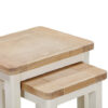 Foxington Painted Nest of Tables - Off White