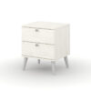 core-augusta-curve-2-drawer-bedside-cabinet-white1 Augusta 2 Drawer Bedside