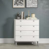 core-augusta-curve-4-drawer-chest-white Augusta 4 Drawer Chest