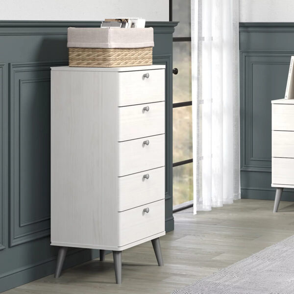 Augusta 5 Drawer Narrow Chest