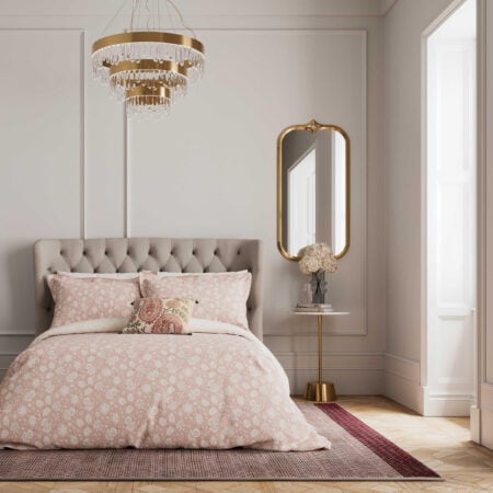 Eternal Bloom Bedding in Rose