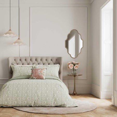 Silk Road Paisley Bedding in Sage