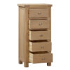 Foxington Oak 5 Drawer Chest
