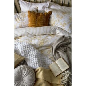Laura Ashley Walled Garden Duvet Cover Set – In Ochre Yellow
