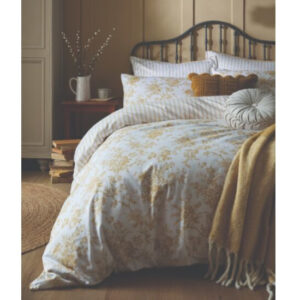 Laura Ashley Walled Garden Duvet Cover Set – In Ochre Yellow
