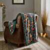 Folkloric Nutcracker Throw