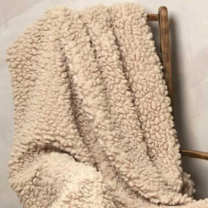 Faux Shearling Throw