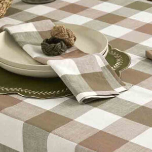 Vermont Tableware In Olive and Mocha