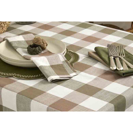 Vermont Tableware In Olive and Mocha
