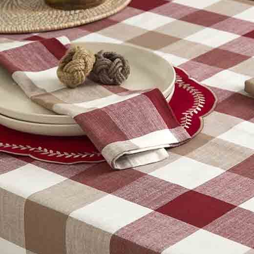 Vermont Tableware In Merlot and Mocha