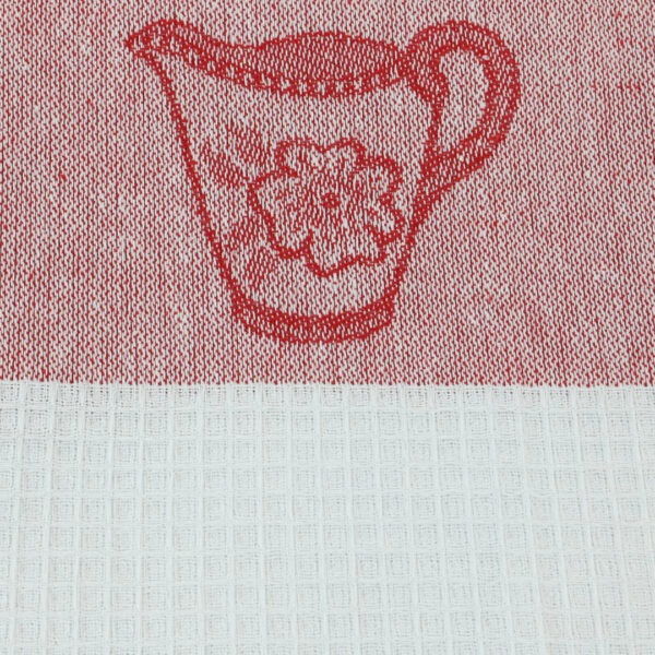 rebecca-zoom-rouge Rebecca Cotton Waffle Tea Towel
