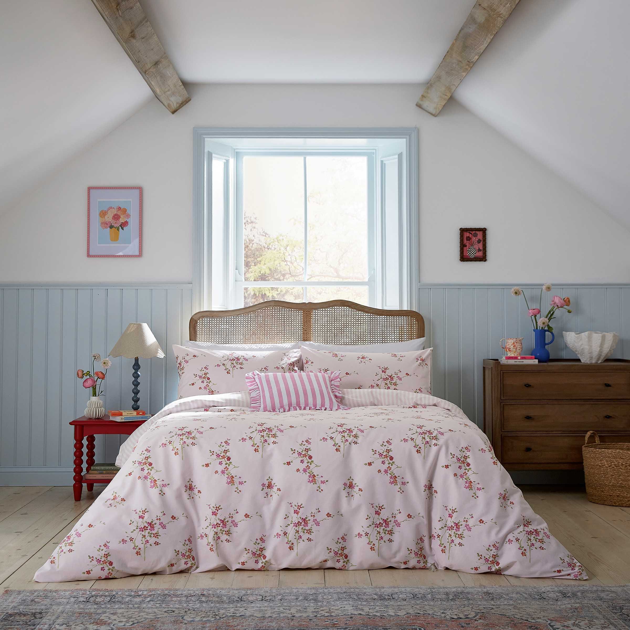 Secret Garden Blossom Duvet Cover Set In Pink