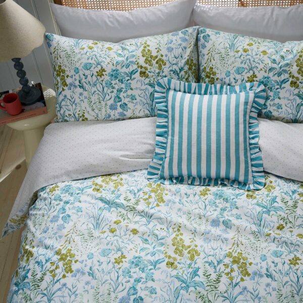 Secret Garden Foxglove Duvet Cover Set In Aqua