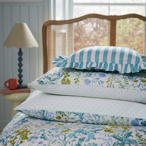 Secret Garden Foxglove Duvet Cover Set In Aqua