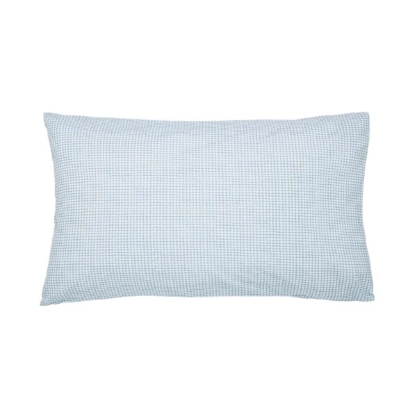 Secret Garden Gingham Duvet Cover Set In Blue