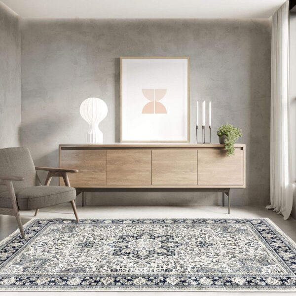 Heritage Rug In Steel