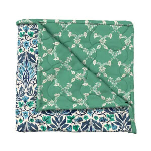 Morris Little Chintz Bed Throw - Blue