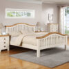 Maine Solid Wooden Bedstead In White