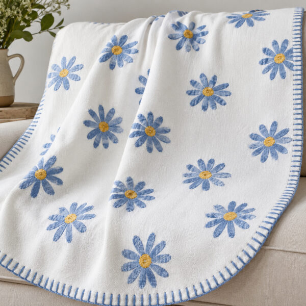 Assorted Cotton Blended Fluffy Throws