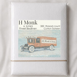 Seersucker Duvet Cover Set In White and Biscuit