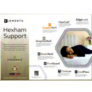 Hexham 2 Drawer Divan Set / Mattress