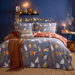 Halloween Pawty Duvet Cover Set